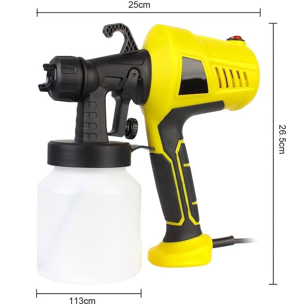 Elektryczny pistolet do malowania natryskowego do projektów DIY, ręczny aerograf do malowania ścian w domu, dekorowania ciast i użytku w ogrodzie