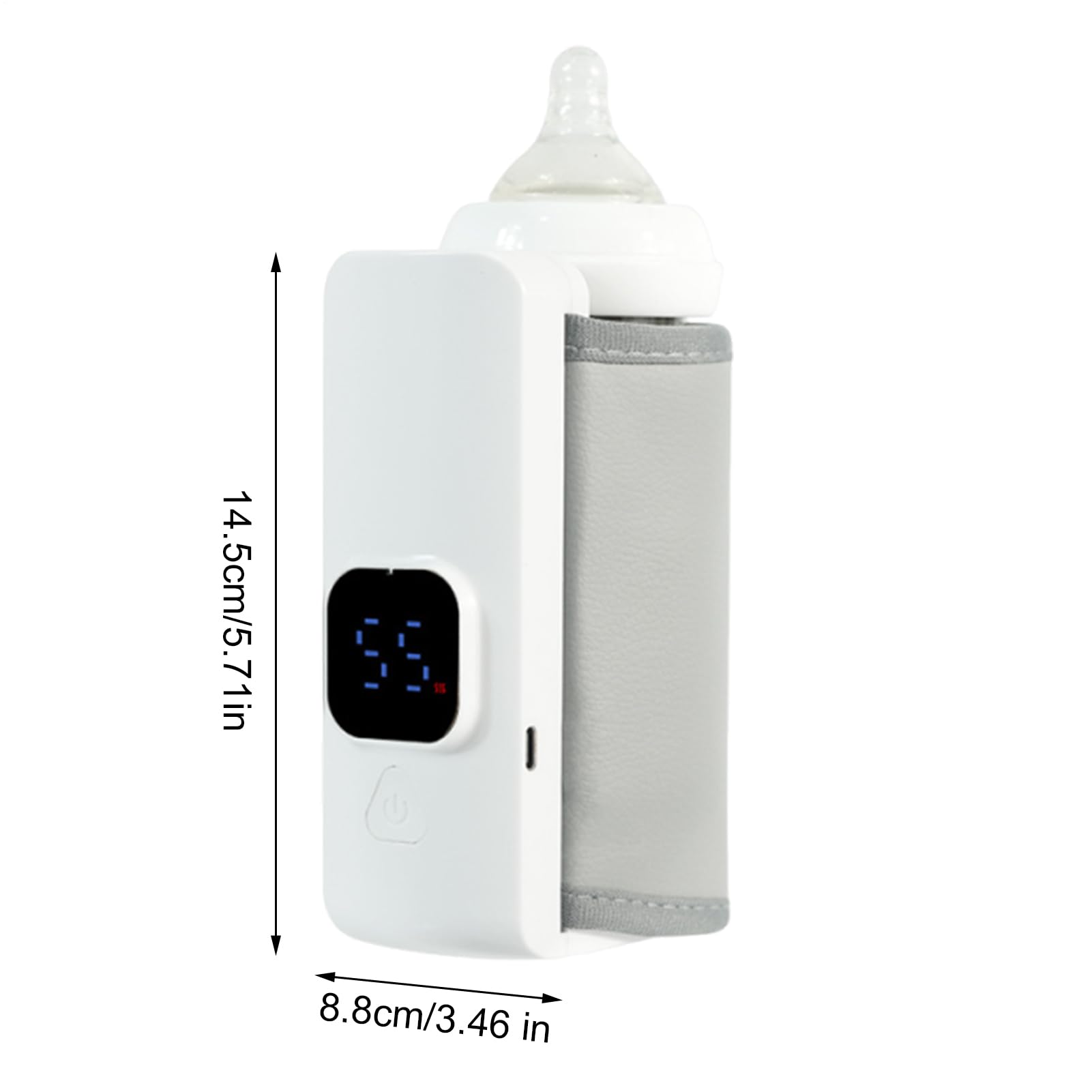 Scalda Latte Portatile | Veloce Display Intelligente Forniture Portatili,Scalda Biberon,Per Latte Materno Acqua Per Auto Casa Uso Quotidiano E Notturno