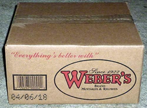 WEBERS Horseradish Mustard, 16 OZ
