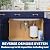 GE 3 Stage Reverse Osmosis Under Sink Water Filtration System with Faucet & Filters | Reduces 95+ Impurities including Lead, Chlorine, Arsenic | Filters FQ18PN, FQ18MN |GXRQ18NBN