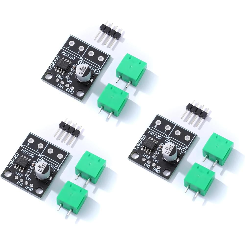 Jnchdghwa As Shown Drv8871 Dc Motor Driver H-Bridge Pwm Driver Module 3.6A 3Pcs Motor Control Board
