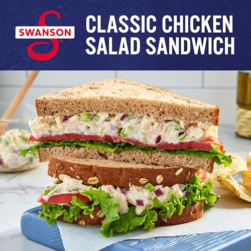 Swanson White Premium Chunk Canned Chicken Breast in Water, Fully Cooked Chicken, 12.5 OZ Can image 7