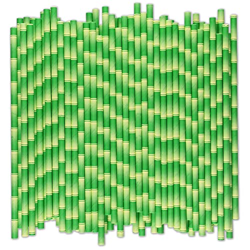Green Bamboo Drinking Straws (1000 Count)