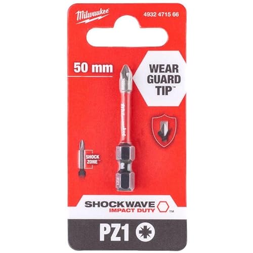 Milwaukee Milw Bit PZ1 50 mm Shockwave (1) 4932471566