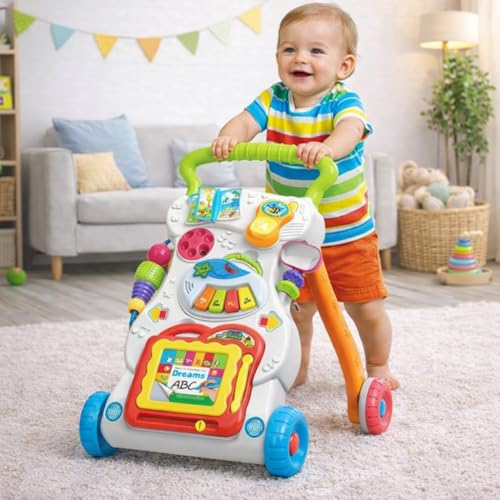 Andador Educacional Musical Infantil com Painel Interativo