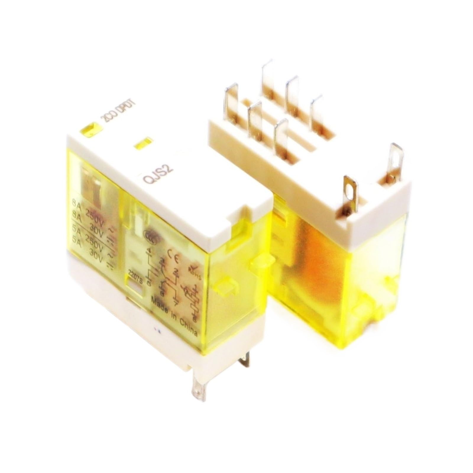 ICXLPMC 1pcs 2CO COIL 230VAC only power relay