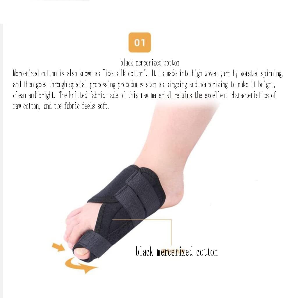 DEAVER Bunion Corrector Big Toe Straightener - Bunion Splint with Aluminum Alloy Support for Men Women Bunion Pain Relief, Hammer Toe Straightener
