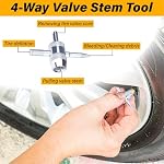 Valve Stem Removal Tool, Schrader Valve Removal Tool, Tires Repair Tool Kit - Image 3