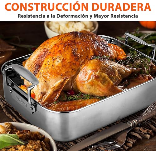 Sartén para asar asado tierno sin secarse con tapa honda NutriChef 5