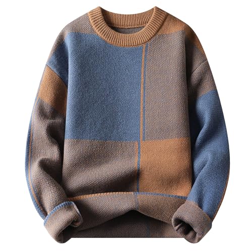 Pull de Noël homme tricot épais chaud et confortable pour les fêtes