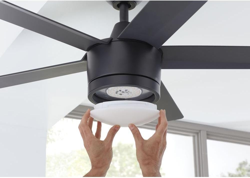 Home Decorators Collection Merwry LED 52" Indoor Ceiling Fan (Black)