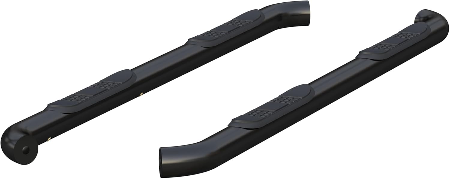 ARIES 204051 3-Inch Round Black Steel Nerf Bars, No-Drill, Fits Select Chevrolet Colorado, GMC Canyon