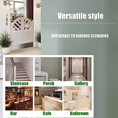 Cafe Swinging Doors, Interior Solid Wood Swing Door, Auto Close Hinges Saloon Doors Fence Cowboy Door,Unfinished Bar Kitchen Emporium Partition Parlor Butler Door ( Color : A , Size : W80Xh70Cm(31.49X #TOP3