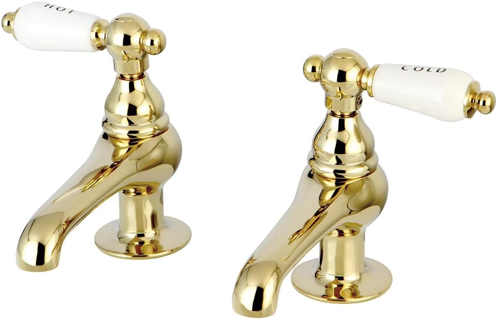 Kingston Brass KS3201PL Restoration Basin Faucet, 3-1/2-Inch, Polished Chrome