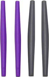 Imytpft Purple/Dark Grey Compatible/Replacement Silicone Leg Set For Oakleys Whisker Sunglasses Rubber Kit