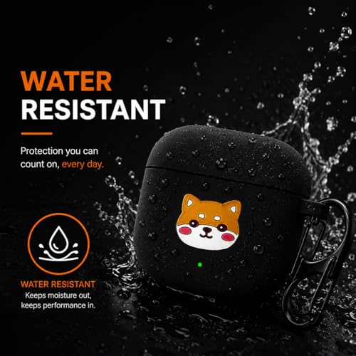 Image of Anvique Silicone Case for OnePlus Buds 4 Pro,Shockproof Protective Cover, Scratch Resistant, Lightweight, Precise Fit with Charging Access (ShibaDog)