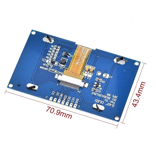 Image of HiLetgo 2.42 inch SSD1309 128x64 OLED Display Module 2.42 Inch OLED LCD Display Module IIC I2C 4 Pin or SPI 7 Pin Optional