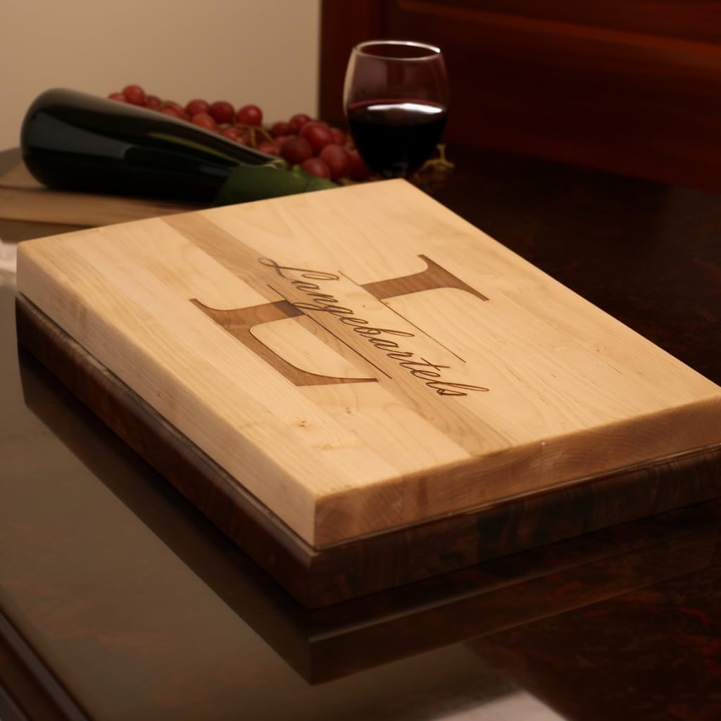Personalized Cutting Board for Engaged Couples – Christmas Gifts That are Personalized and Practical! Great Gifts for Newly Married or Newly Engaged Couples