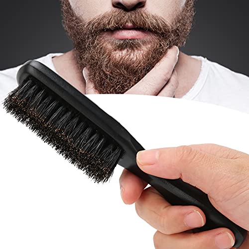 Beard Brush For Men,Beard Grooming Brush,Stiff Boar Bristles Beard Brush Hair Combs With Wooden Handle For Beards, Moustaches, Skin & Hair Care Black #TOP5