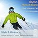 Mydeal Winter Washable Bluetooth Music Beanie Warm Soft Knitted Trendy Short Skully Hat Cap w/Wireless Headphone Headset Earphone Mic Hands Free for Excrise Gym Sports Fitness Running Skiing - Black
