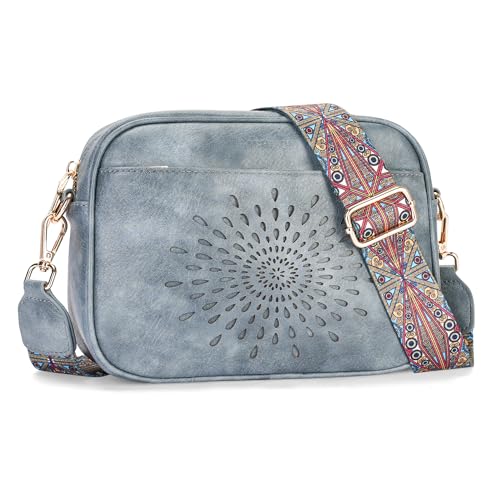 Image of APHISON Crossbody Bags for Women Trendy,Vegan Leather Small Crossbody Purses Shoulder Handbags with Adjustable Strap