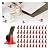 Tile Leveling System Pro Tools Kit Tile Spacers 50Pcs / 100Pcs Reusable Floor Leveling Compounds Adjustable Fits 8-12mm Tiles + Replaceable Spare Steel T-Pin Tile Leveler (red-50Pcs)