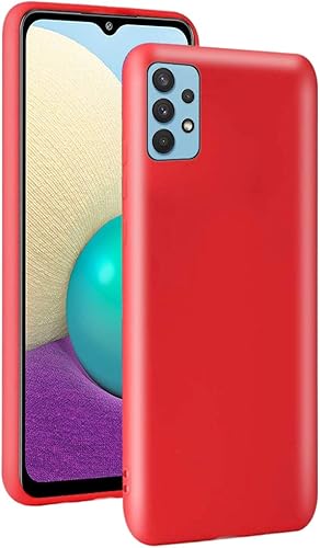 Miniatura 2 de Paquete de 8 fundas para Samsung Galaxy A32 4G, carcasa de gel de silicona suave a prueba de golpes, para Samsung A32 4G, rojo, rosa claro,