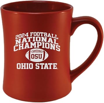 Ohio State Buckeyes 2024 National Champions Red Collectors 16 oz mug Deep