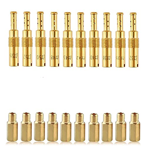 Alyone 20-Piece Carburetor Main Jet Idle Jet Kit, Including 155-178 Main Jets And 32-55 Main Jet Idle Jets For Koso Pwk Oko Cvk Pe Pwm Type Slow Speed Jets (E Set). #TOP14