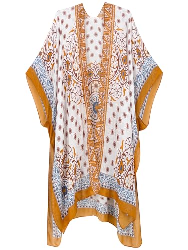 Image of Moss Rose Women Summer Bikini Kimono Bathing Suit Cover Ups for Swimwear