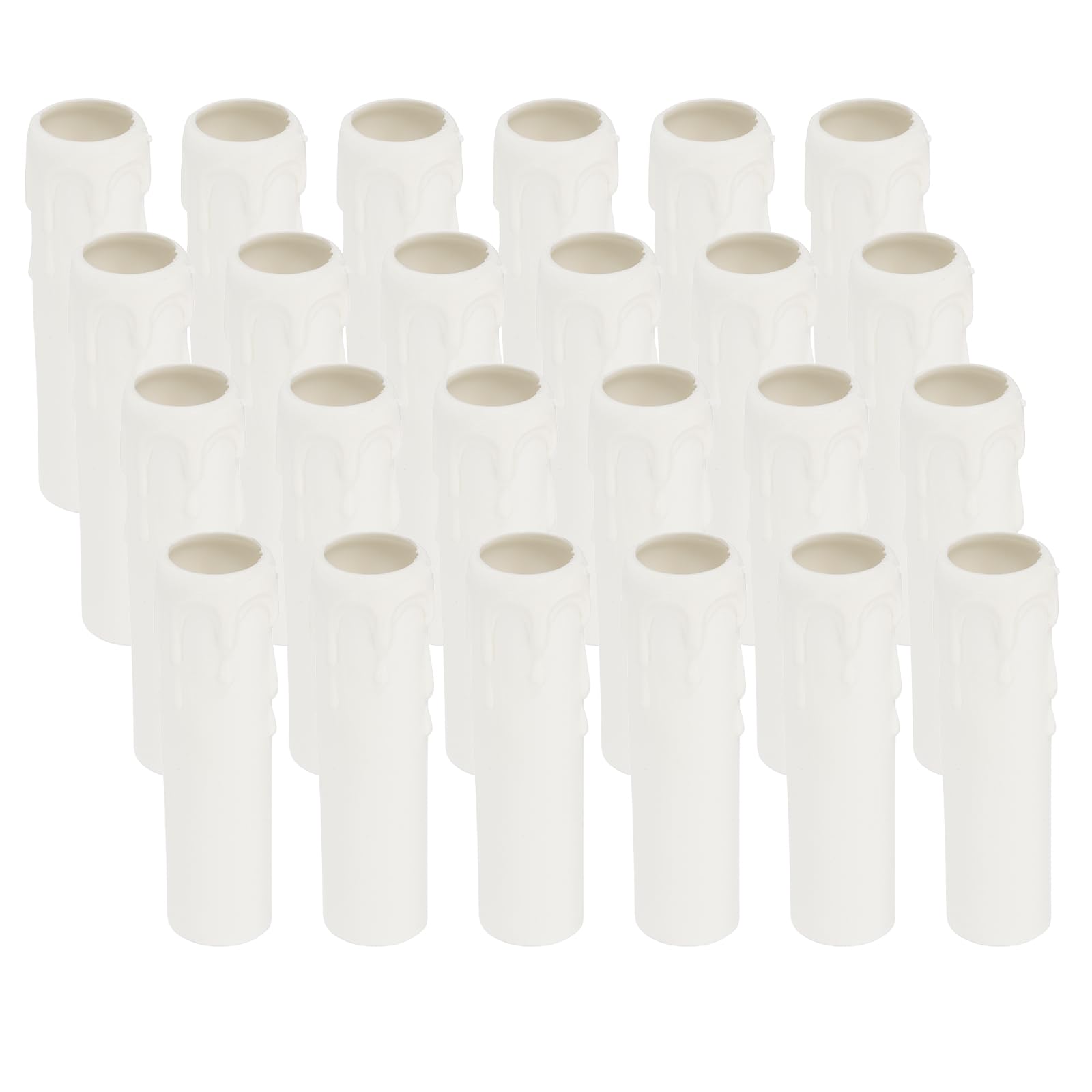 VIAPUICE E12 Bulb Light Holder 4" Height Candle Covers Sleeves 24 Pack