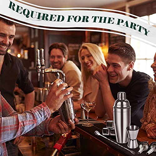 LIVEHITOP Cocktailset, 19-delige Cocktailset, Roestvrijstalen Barman-Set met 750 ml Boston-cocktailshaker voor Feest… - Afbeelding 6