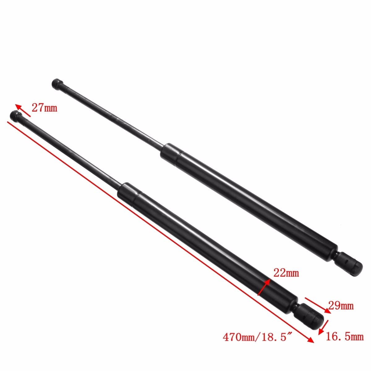 Amortiguador Resorte Gas para VW para Golf MK5 2003-2009 1K6827550D 2 Uds Puerta Trasera De Coche Puntales De Gas Soporte De Arranque Soporte Elevador