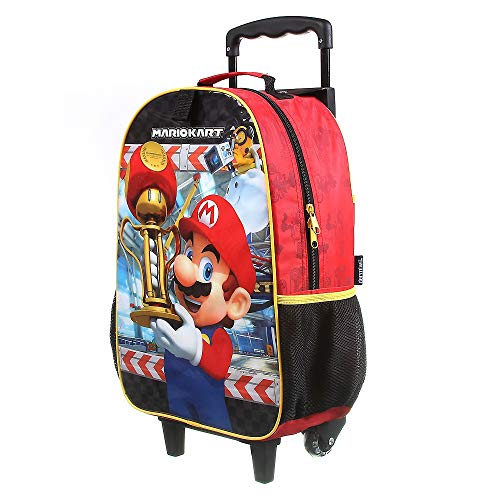 Mala Escolar G com rodinhas Super Mario Kart 11727 - DMW