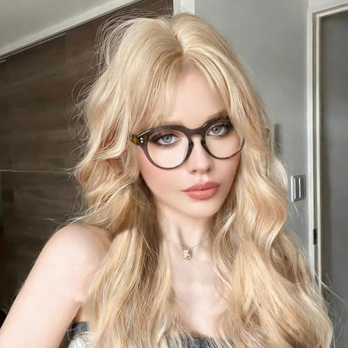 Image of Dollger Fashion Women Round Blue Light Glasses for Men Blue Light Blocking Computer Glasses D1E240404