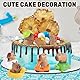 KMFASVX 13PCS Mini Capybara Figuren, Mini Capibara Harz Figuren, Capybara Puppenhaus Miniaturen,Capybara Kuchendekoration Für Miniaturlandschaft Kuchen Desktop Garten Ornament