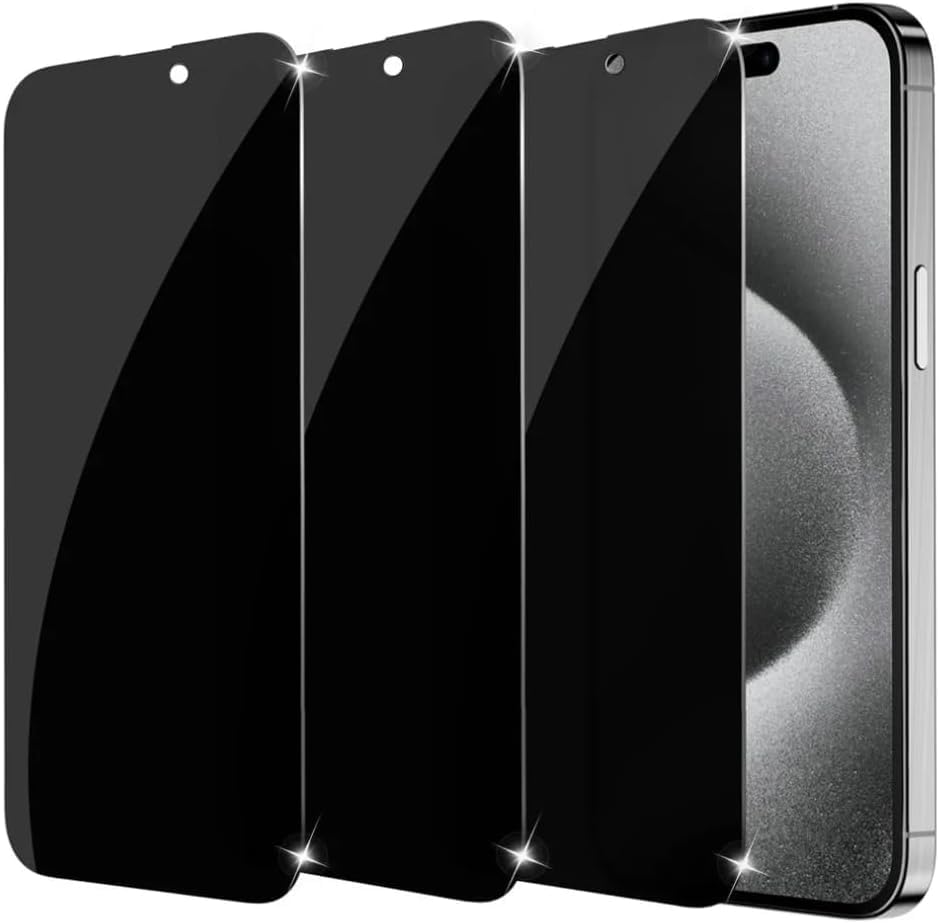 Kit 3x Películas Premium Privacidade Compatível Com iPhone 16, 16...
