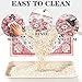 EXPAWLORER Cat Litter Mat, 20”x32” Small Non-Slip Urine Waterproof Litter Trapping Mat Easy to Clean Washable Litter Box Mat for Floor Soft on Kitty Paws, Indoor Food Mats Rug Pads for Bathroom Pink