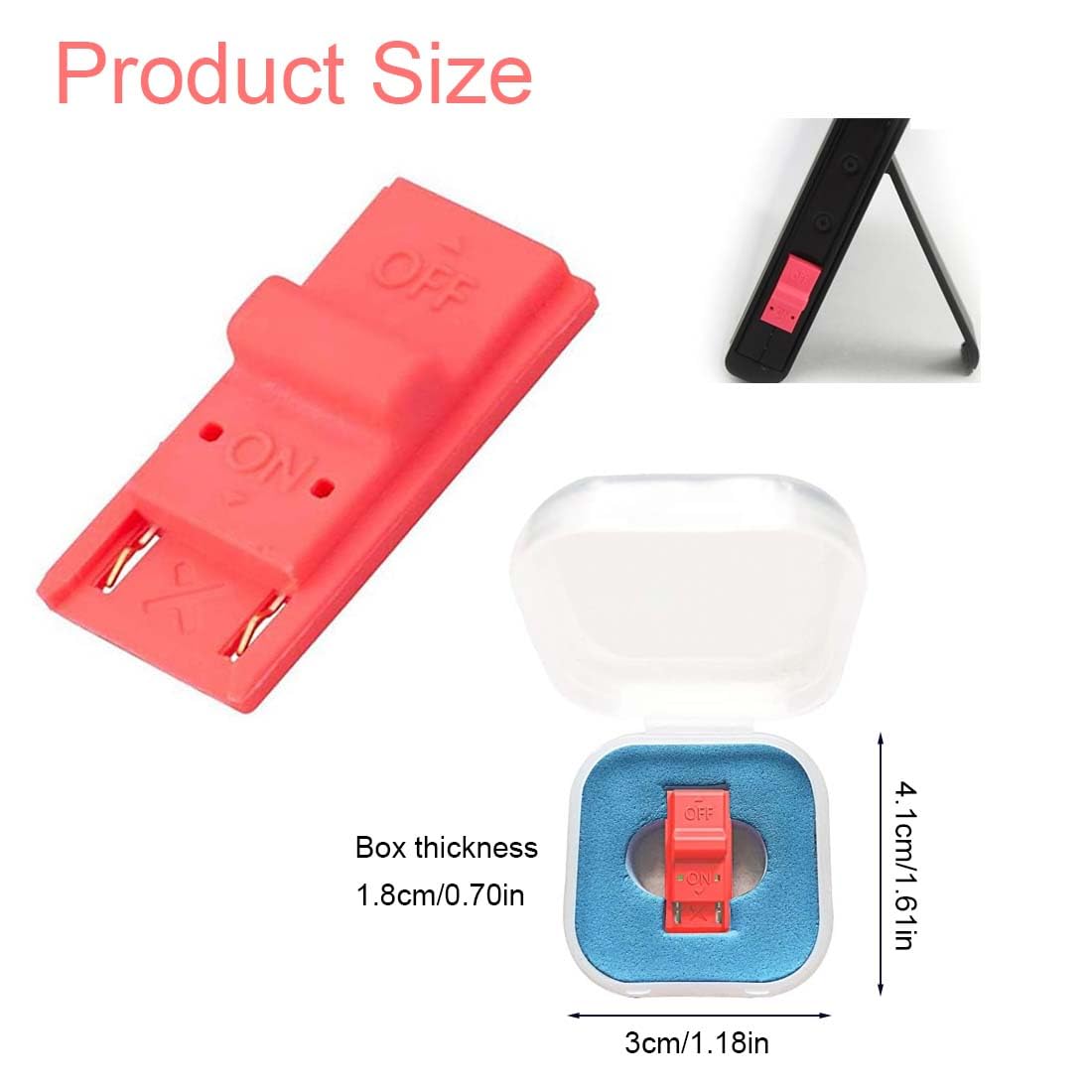 RCM Clip Jig Outils de Court-Circuit pour NS Switch Recovery Mode (Rouge),RCM Jig RCM Loader pour NS Switch