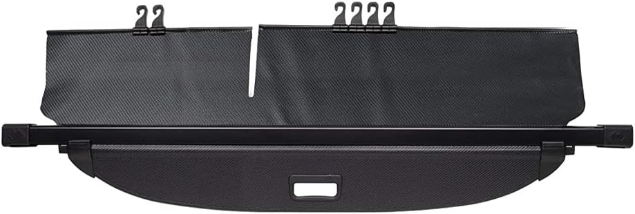 Powerty Only Fit for Cargo Cover Hyundai Tucson 2016 2017 2018 2019 2020 2021 Retractable Trunk Shielding Shade Cargo Luggage Cover Carbon Fiber Texture (Updated Version:no Gap)