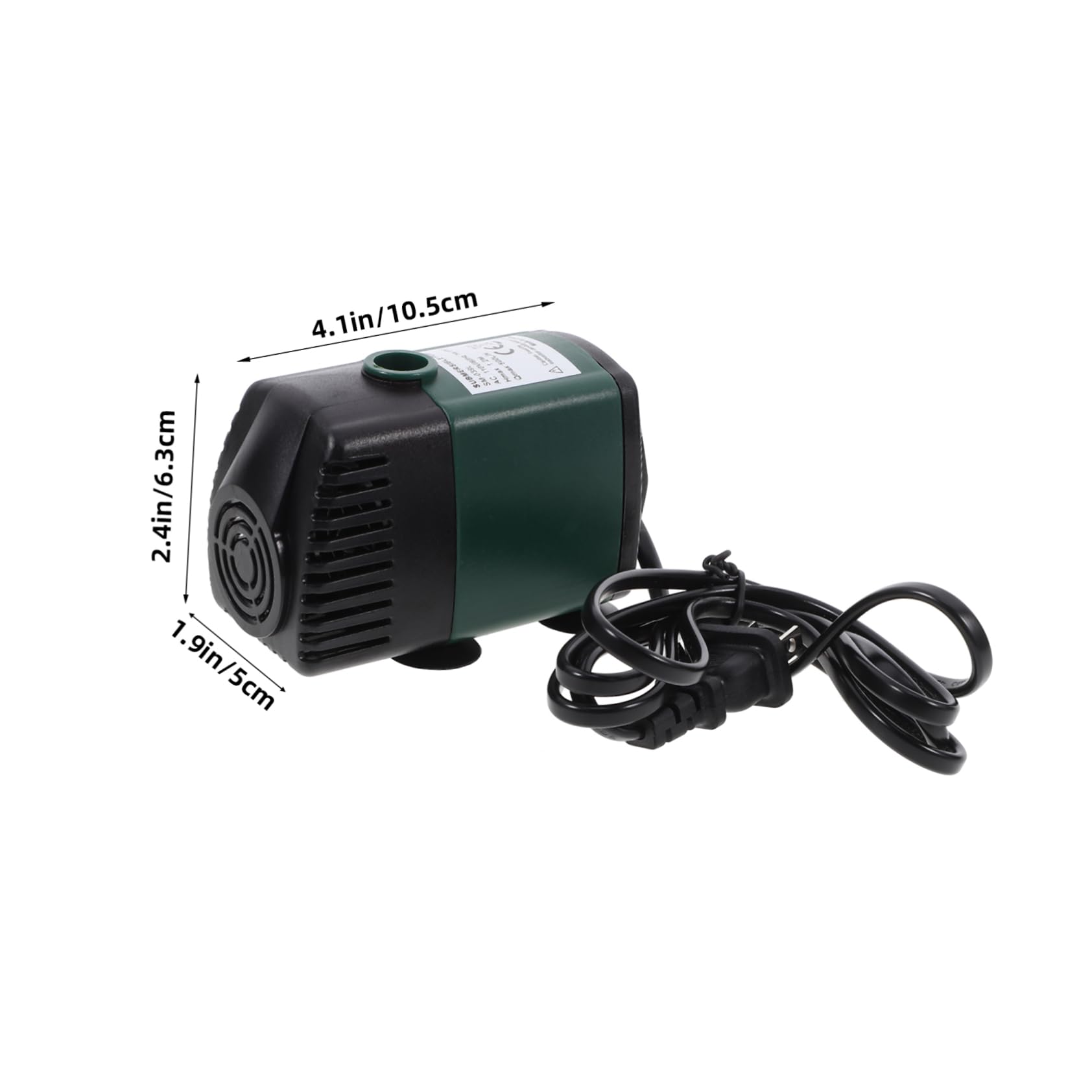 BCOATH 1Set Hydroponics Submersible Pump with Nozzles Quiet Water Pump for Fish Tanks Fountains Acv for Hydroponic Systems Irrigation