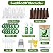 Dryades 12-Pod Gourmet Basil Herb Seed Pod Kit Compatible with All Hydroponics Growing System, Universal Seed Starter Pods for Indoor Gardening