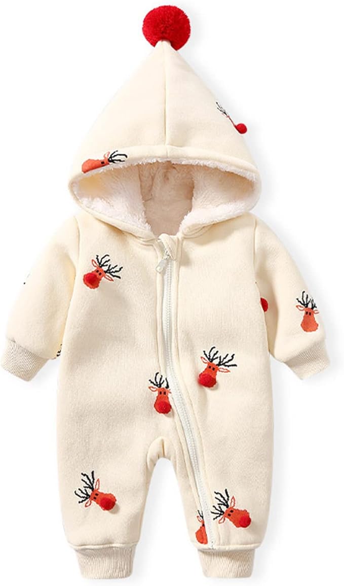 Manteau Cape à Capuchon Pour Bébé - Motif Boules De Poils - Mélange Coton - Tailles 6 Mois à 4 Ans - Automne Hiver