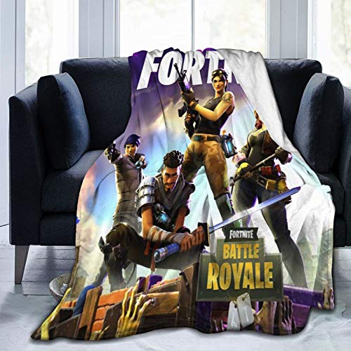 Game Fortnite Throw Blanket Ultra-Soft Micro Flannel Fleece Couch Quilted Blankets E 50