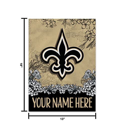 Image of Rico Industries NFL Standard /Primary Personalized 13 inch x 18 inch Double Sided Garden Flag