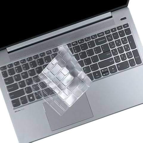 MUBUY Keyboard Cover for 2024 2023 Lenovo V15 Series 15.6", Lenovo IdeaPad 1/IdeaPad 1i 15.6 inch Laptop 15ADA07 15IAU7 15ALC7 15IJL7, New Lenovo IdeaPad 1 15IGL7 15.6 US Keyboard Skin-TPU Cover