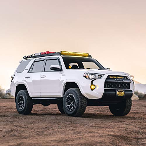 Rocktrix Rt107 17 Inch Wheel Compatible With 01-23 Toyota Tacoma, 02-23 4Runner, Fj Cruiser, 99-06 Tundra, 6X5.5" 6X139.7 Bolt Pattern, 17X9-12Mm Offset, 4.5" Backspace, 106.1Mm Bore, Matte Black #TOP5