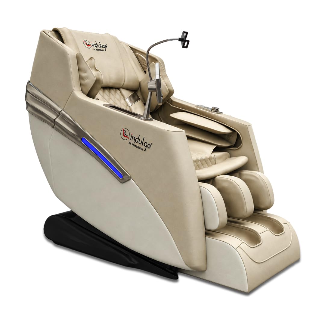 indulge PMC-2 Full Body Massage Chair with Zero Gravity Function | 5 Auto Programs | 25 Airbags | Voice Control | Heating Function Waist & Calf | Bluetooth Music | Touch Screen Display | USB Charging-image-2