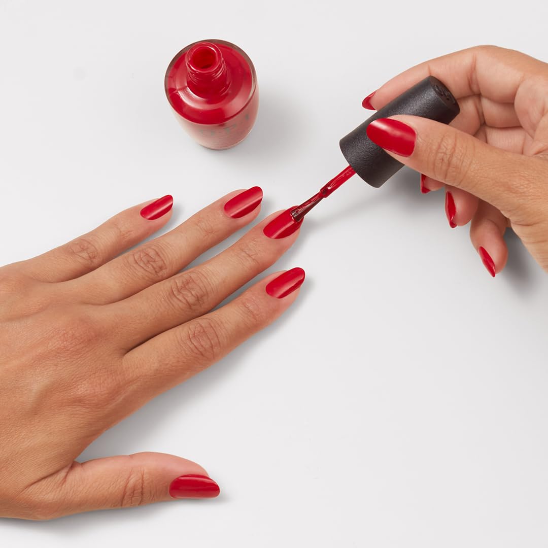 OPI Nail Envy Big Apple Red - Vernis fortifiant coloré pour ongles fragiles & endommagés - 15ml