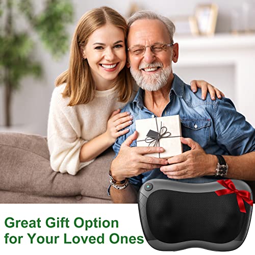 Terelax Back Massager, Neck Massager With Heat Function For Relieve Tension, Electric Shiatsu Massage Pillow Gifts For Men & Women, Deep Kneading Shoulder For Full Body Muscle Pain Relief #TOP5